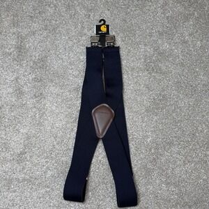NWT Carhartt Navy Suspenders Size 52 Men's‎ Stretch Standard Utility